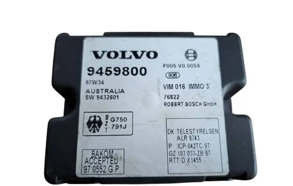 Volvo S70 V70 V70 XC Immobilizer control unit/module 9459800