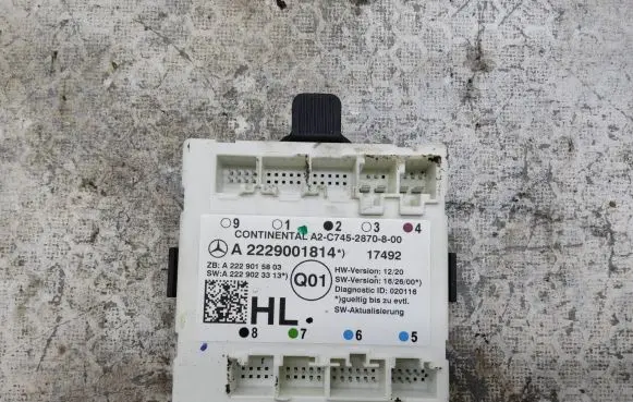 Mercedes-Benz C W205 Door control unit/module A2229001814 A2229023313