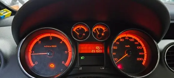 Peugeot 308 Speedometer (instrument cluster) 9665107480