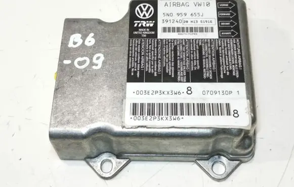 Volkswagen PASSAT B6 Airbag control unit/module 5N0959655J