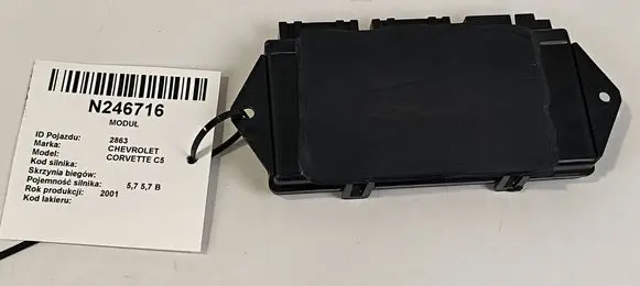 Chevrolet Corvette C5 Door control unit/module 09389699 6993127046