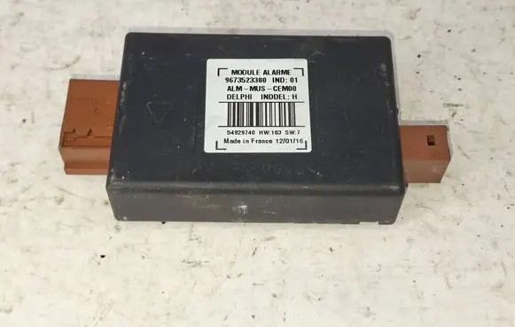 Peugeot 308 Alarm control unit/module 9673523380 54929740