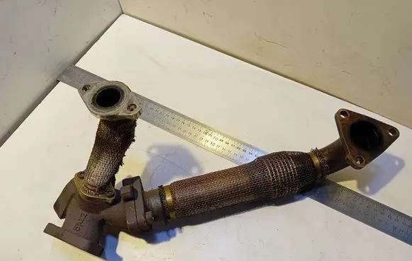 Audi A6 S6 C6 4F Exhaust gas pipe 1162