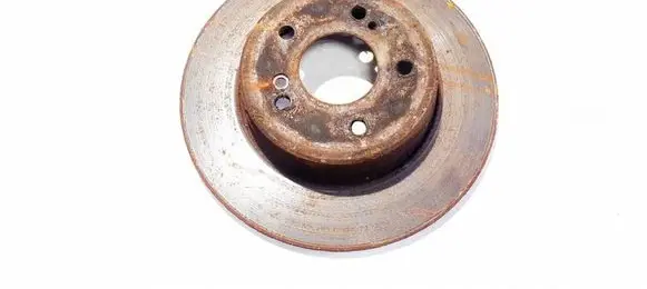 Mercedes-Benz C W203 Rear brake disc neventiliuojamas