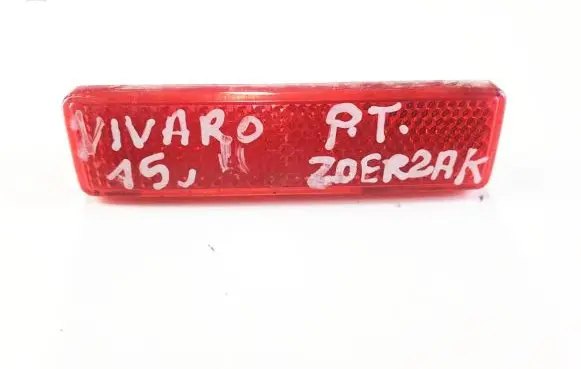 Opel Vivaro Rear tail light reflector