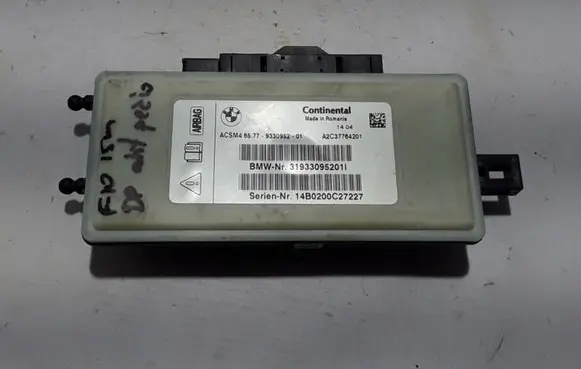 BMW 5 F10 F11 Airbag control unit/module 9330952