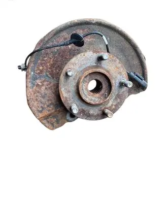 Front wheel hub spindle knuckle