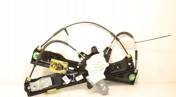 Front window lifting mechanism without motor