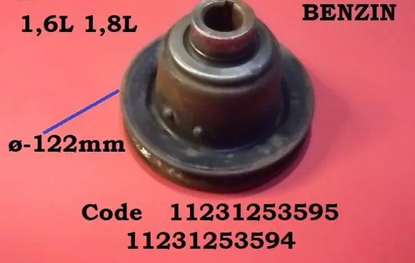 BMW 3 E21 Crankshaft pulley 11231253595 11231253594