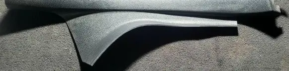 BMW 5 F10 F11 Rear sill trim cover 9162724 25495012