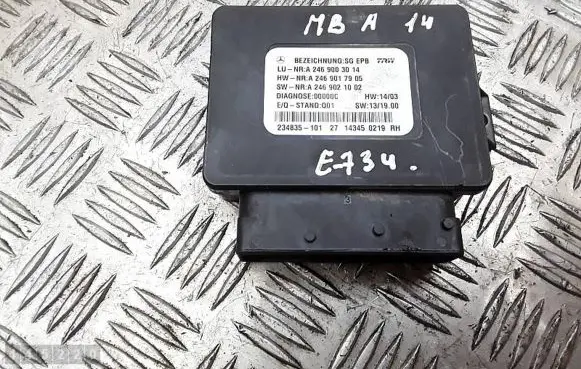 Mercedes-Benz A W176 Hand brake control module A2469003014 A2469017905