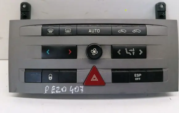 Peugeot 407 Climate control unit 18C612 96460251YW02