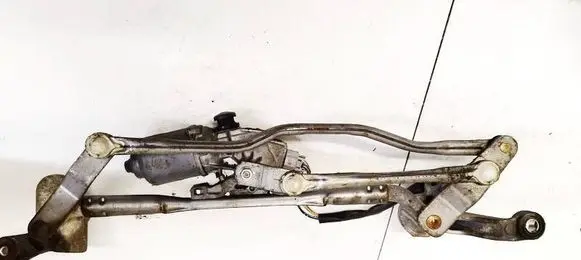 Front wiper linkage and motor