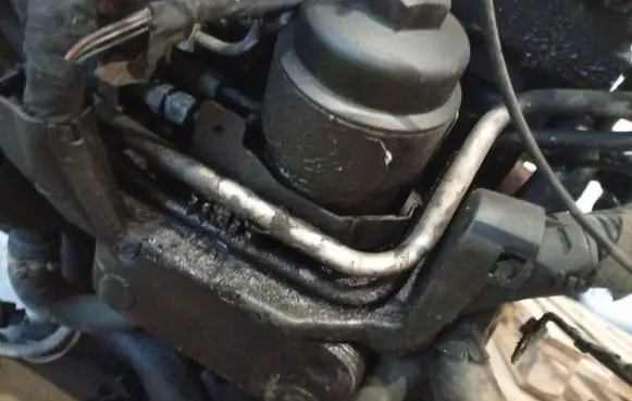 Opel Astra G Oil filter cover