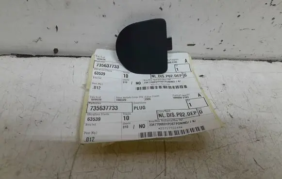 Fiat 500 Rear bumper row hook cap/cover 735637733001 735637733