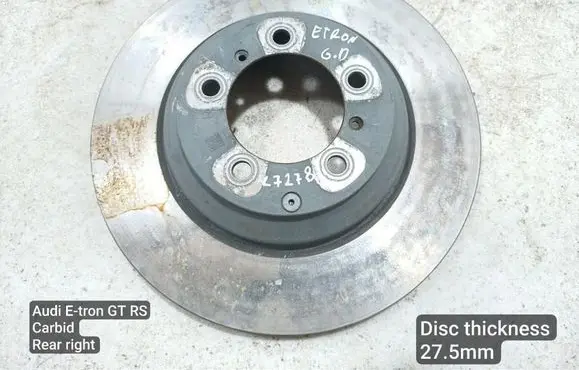 Audi E-tron GT Rear brake disc 9J1615602