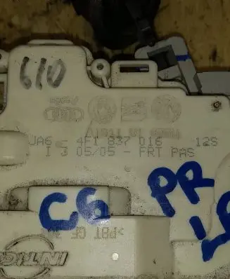 Audi A6 S6 C6 4F Front door lock 4f1837016