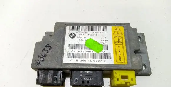 BMW 7 E65 E66 Airbag control unit/module 65776920481 6920481
