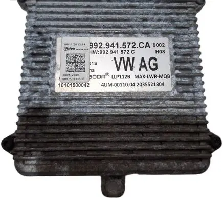 Volkswagen PASSAT B8 LED ballast control module 992941572CA 10101500042 992941572C
