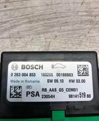 Peugeot 208 Parking PDC control unit/module 0263004853 160205 9814151980
