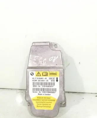 BMW 5 E60 E61 Airbag control unit/module 220443125 319145401011 9145401