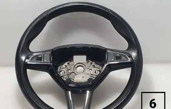 Skoda Octavia Mk3 (5E) Steering wheel 3V0419091L 5E0419685A 307764415929AB
