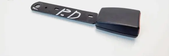 Seat Alhambra (Mk1) Front seatbelt buckle 7M3857877