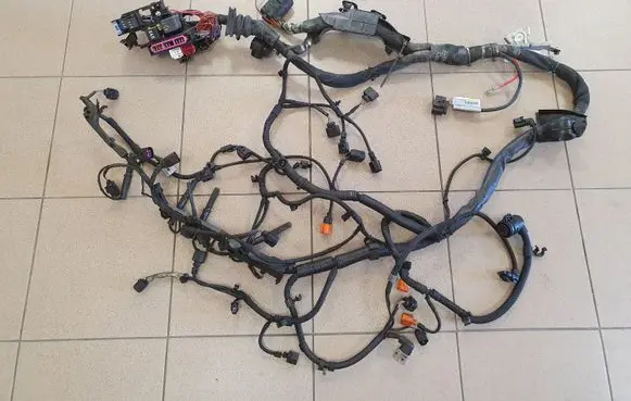 Audi A6 S6 C7 4G Engine installation wiring loom 4G2971072FH