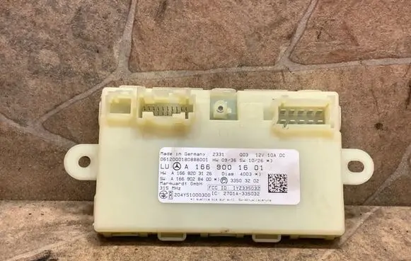 Mercedes-Benz GL X166 Keyless (KESSY) go control unit/module A1669001601