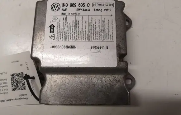 Volkswagen Golf V Airbag control unit/module 1K0909605C 5WK43413 07050211B