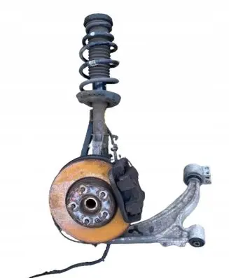 Front wheel hub spindle knuckle