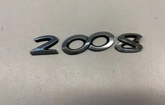 Peugeot 2008 I Manufacturers badge/model letters 