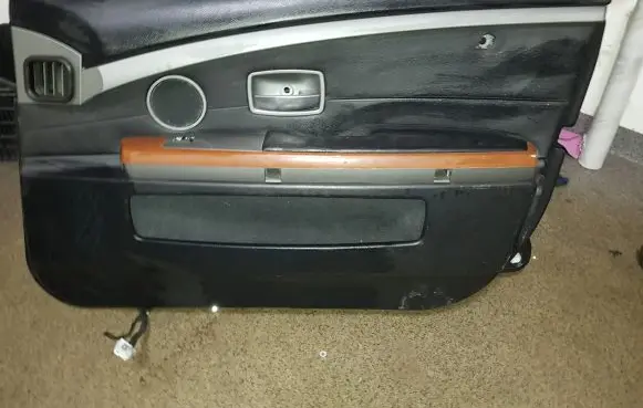 BMW 7 E65 E66 Front door card panel trim 100014588