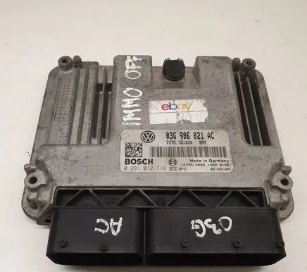 Volkswagen PASSAT B5.5 Engine control unit/module 03G906021AC 0281012719 1039S13008