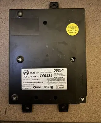 Volkswagen PASSAT B6 Bluetooth control unit module 3CO035729G 3C0035729G