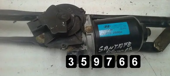 Hyundai Santa Fe Rear window wiper motor 03541 8080 98110 2b900