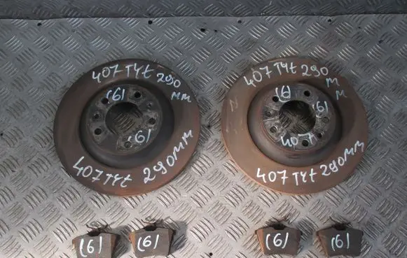 Peugeot 407 Rear brake disc