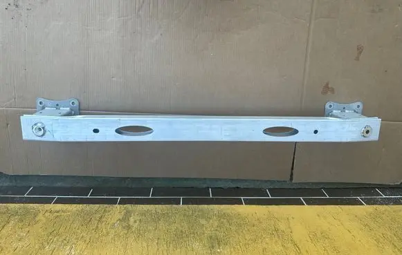 Rear bumper support beam