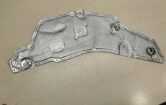 Heat shield in engine bay