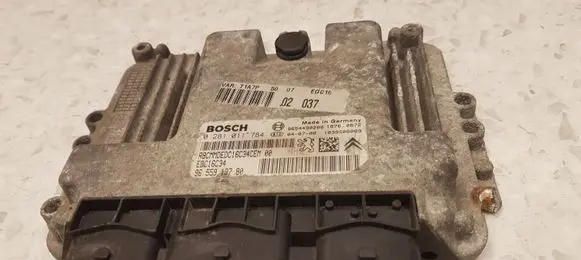 Peugeot 206 Engine control unit/module 9655919780 0281011784