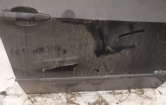 BMW X5 E70 Front door trim (molding) 