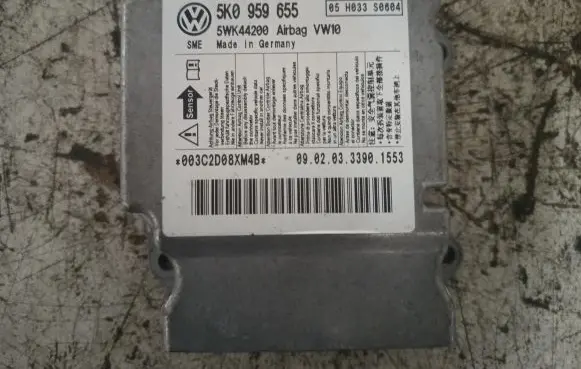 Volkswagen Golf VI Airbag control unit/module 5K0959655 05H033S0604 5WK44200
