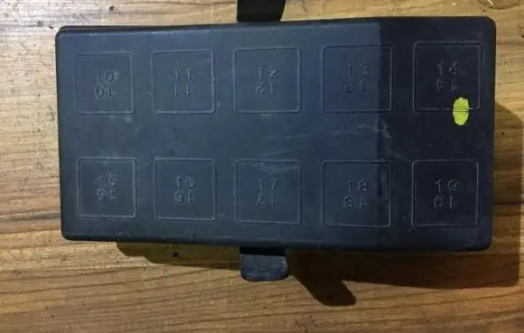 Fuse box cover