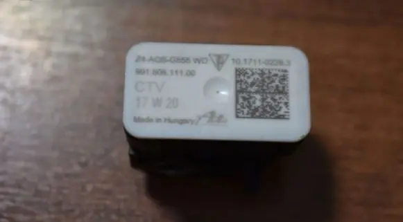 Porsche Cayman 982 Airbag deployment crash/impact sensor