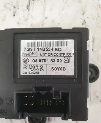 Ford Mondeo MK IV Door control unit/module 7G9T14B534BD 0507918300 14C236BC