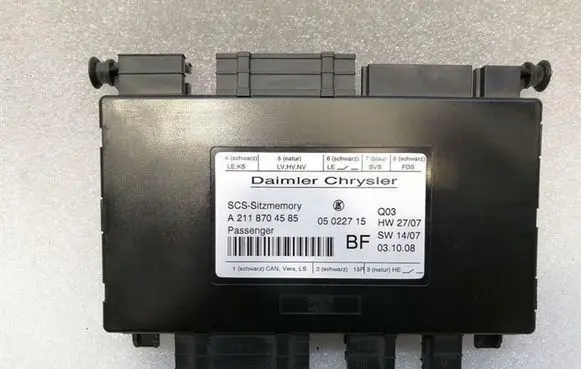 Mercedes-Benz CLS C219 Seat control module A2118704585