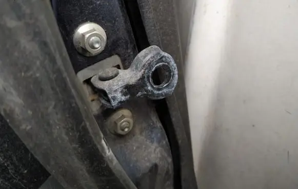 Mazda 6 Rear door check strap stopper