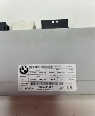 BMW 4 F36 Gran coupe Tailgate/trunk control unit/module 7412610 0076713904 F005V01807