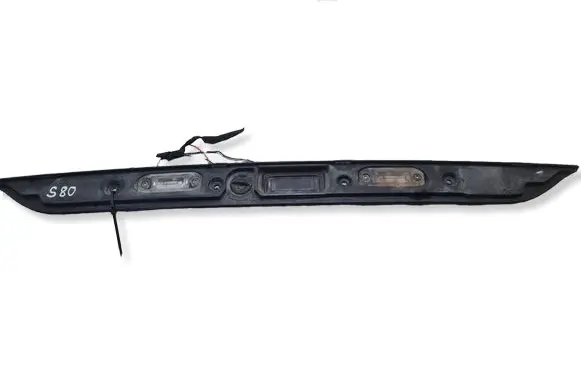 Volvo S80 Trunk door license plate light bar 31276258