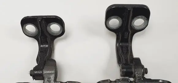 Jaguar XF X250 Rear door hinge set 